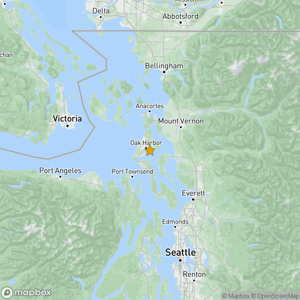 M3.821 near 21.5 km NNE from Port Townsend, WA